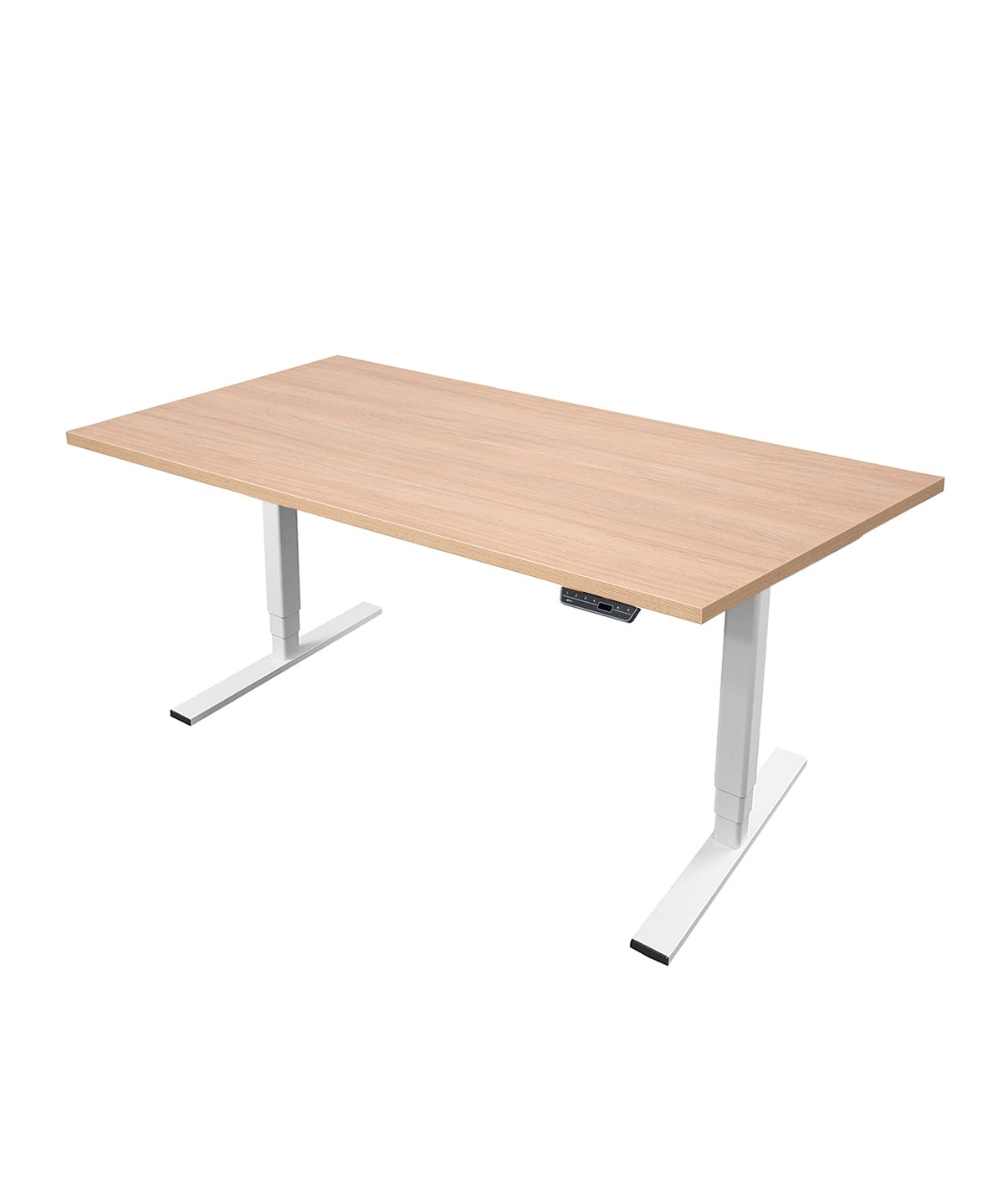 Höhenverstellbarer Schreibtisch - Deskolonia Melamin White