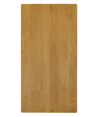 Schreibtischplatte aus Eichenholz (NaturPro) mit feiner, natürlicher Maserung.