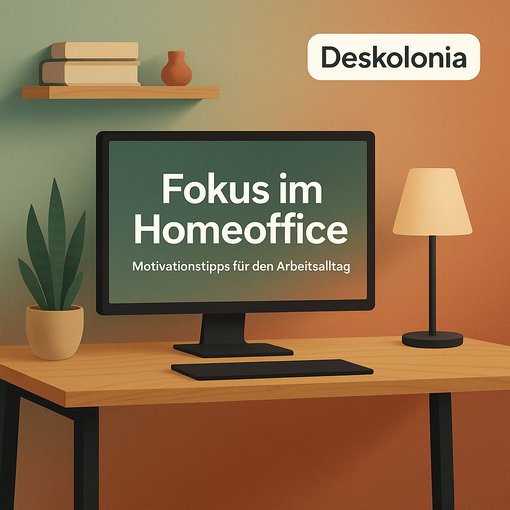 Fokus im Homeoffice: Motivationstipps für den Arbeitsalltag