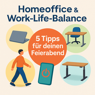 Homeoffice & Work-Life-Balance: 5 Tipps, wie du nach Feierabend wirklich abschaltest