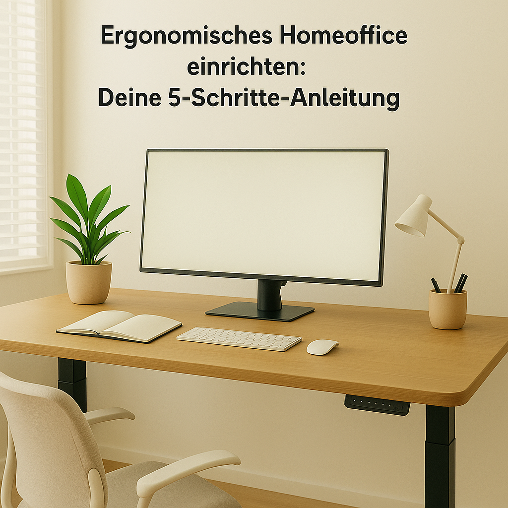 Ergonomisches Homeoffice: In 5 Schritten zum Wohlfühl-Arbeitsplatz
