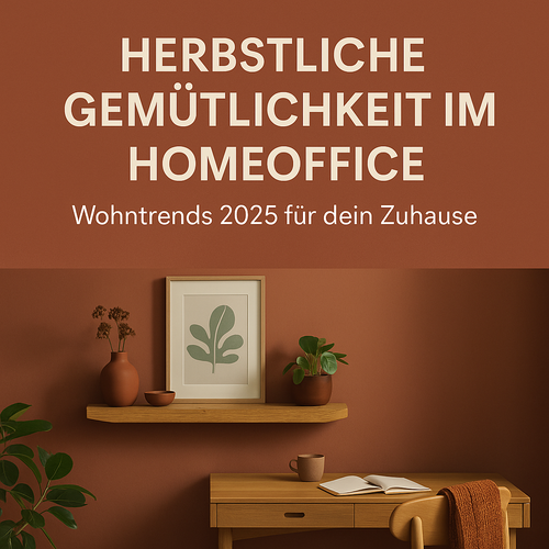 Herbstliche Homeoffice Gemütlichkeit: Wohntrends 2025 für Dein Zuhause