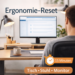 Ergonomie-Reset: So stellst Du Tisch, Stuhl & Monitor in 15 Minuten richtig ein
