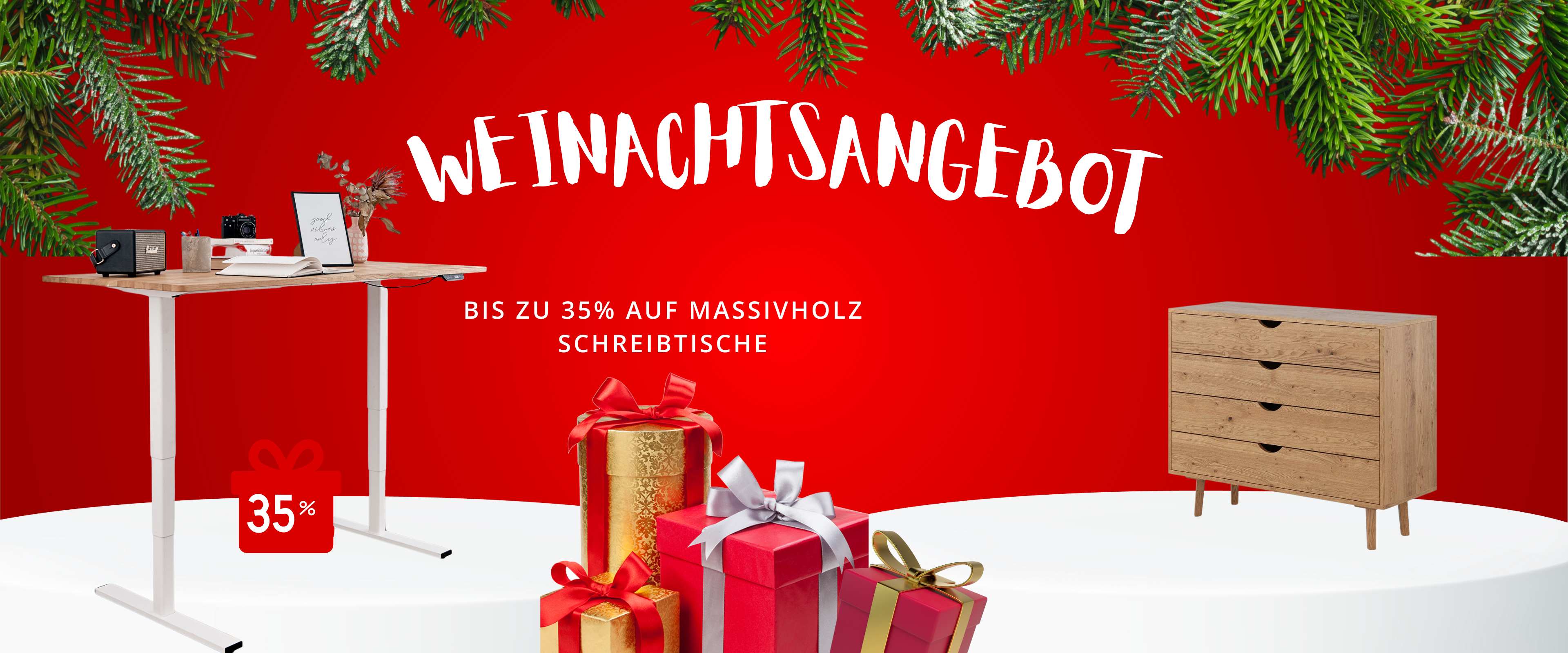 Top Angebot von Deskolonia für den Jahresausklang unter dem Weihnachstbaum. Bis zu 35% auf Sets in Weiß!