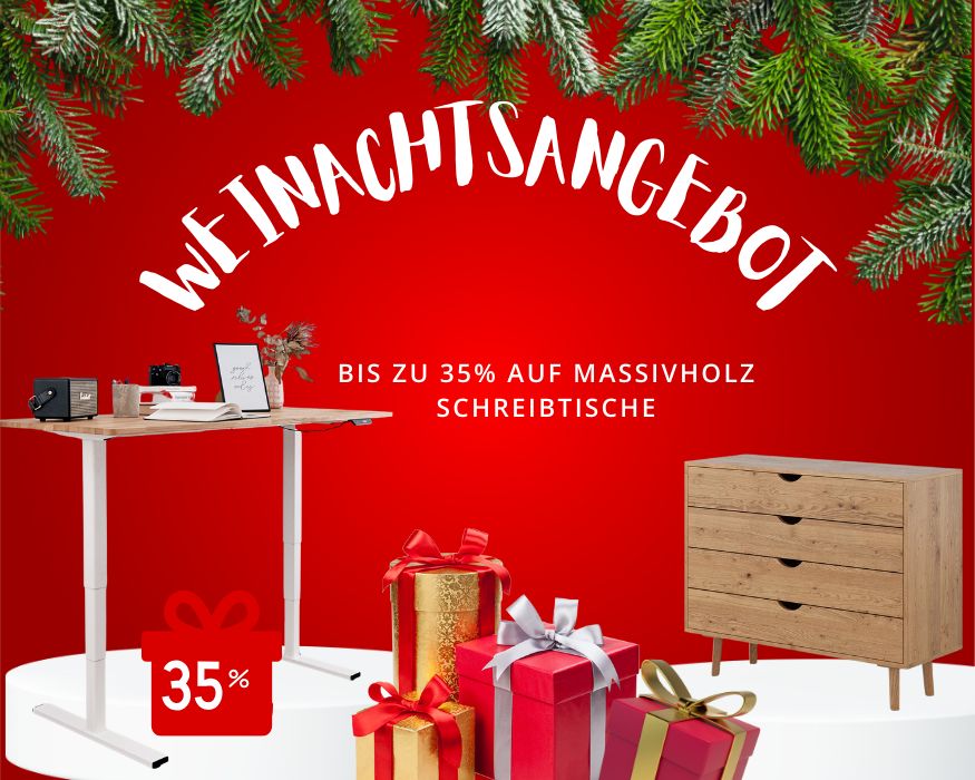 Top Angebot von Deskolonia für den Jahresausklang unter dem Weihnachstbaum. Bis zu 35% auf Sets in Weiß!