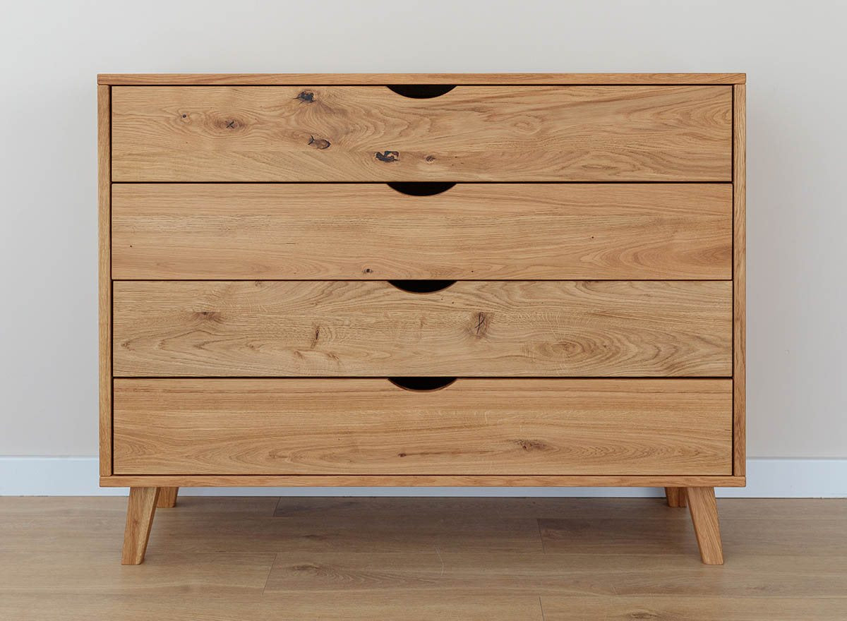 Kommode Simona Eiche Natur – Massivholz mit Soft-Close