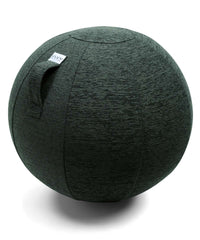 VLUV Sitzball (Modell STOV) mit robustem Stoffbezug, ein großer Gymnastikball als ergonomische Sitzmöglichkeit.